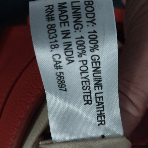 Lucky Brand Orange Crossbody Bag Pre-Loved Excellent Condition - Picture 10 of 11